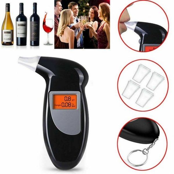 Персональный алкотестер Digital Breath Alcohol Tester с мундштуками Артикул: G654456 фото
