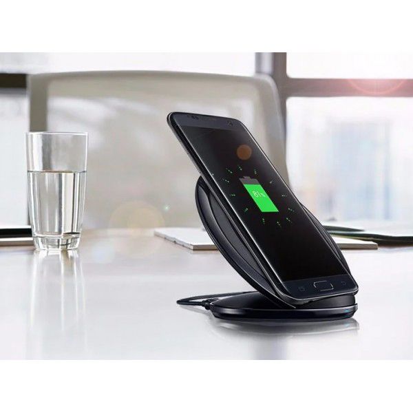 Швидке бездротове заряджання для телефону FAST CHARGE WIRELESS S7 бездротове зарядне. Колір: чорний ws54911 фото
