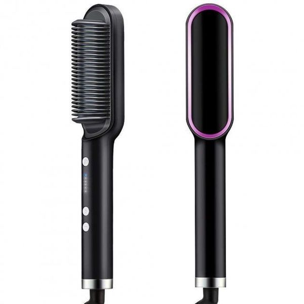Электрическая расческа-выпрямитель Hair Straightener HQT-909 щетка для укладки волос Артикул: 20500000018 фото