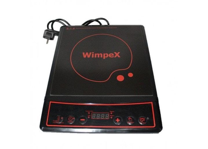 Индукционная плита Wimpex WX-1323 2000W Таймер, многофункциональная Артикул: sp90363 фото