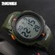 Годинник наручний чоловічий SKMEI 1068AG, армійський годинник протиударний. Колір: зелений ws64949 фото 4