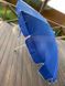 Зонт круглый усиленный алюминиевый каркас 3м с наклоном, 16 спиц с ветровым клапаном Синий тент 890302 фото 3