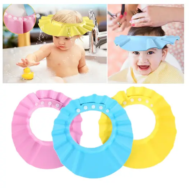 Козырек для купания детей от 6 месяцев до 3-х лет защитит глазки малыша от мыла и шампуня Артикул: 237881425 фото