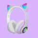 Бездротові навушники LED з котячими вушками CAT STN-28. Колір: фіолетовий ws44267-2 фото 8
