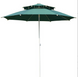Зонт зонт Антивитер усиленный с клапаном с двойным куполом 2.5 м зеленый тент 890315 фото 5