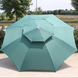 Зонт зонт Антивитер усиленный с клапаном с двойным куполом 2.5 м зеленый тент 890315 фото 3