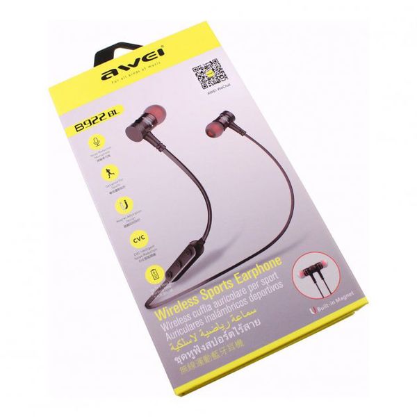 Бездротові навушники Bluetooth Awei B922BL, бездротові bluetooth навушники-гарнітура ws79313 фото