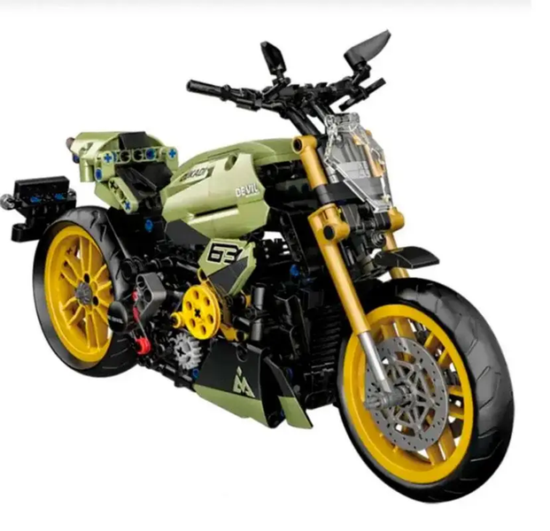Конструктор-мотоцикл Лего "DUCATI GRAND DEVIL" 756 деталей QJ 5184 Артикул: 24651 фото