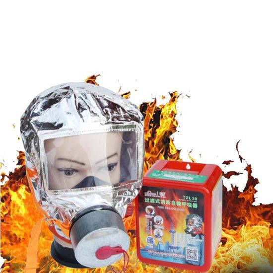 Маска протигаз, панорамний протигаз Fire mask ws75493 фото