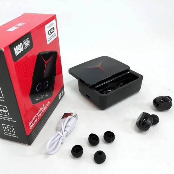 Бездротові навушники M90 Pro True Wireless Earbuds 5.3, гарні бездротові навушники Bluetooth ws47915 фото
