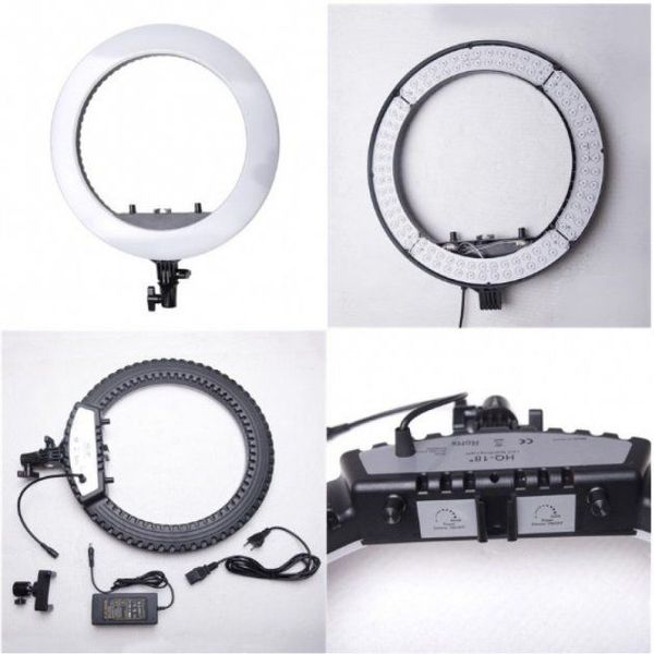 Кольцевая LED лампа Ring Light 45 см HQ-18 набор блогера Артикул: 20501020 фото