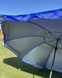 Зонтик круглый садовый 3м - 8 двойных спиц с напылением, клапаном синий тент 890329 фото 3