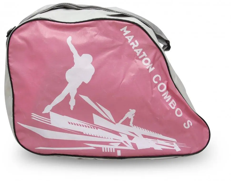 Сумка-рюкзак розовая для роликов (коньков) Maraton Артикул: MA852 фото