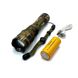 Ручной аккумуляторный фонарик с боковым диодом Power style MX-915M-COB камуфляжный расцветка Артикул: 509258020 фото 3