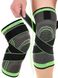 Наколенник Бандаж коленного сустава Knee Support Copper Черно-зелёный фиксатор колена Компрессионный от травм растяжений Артикул: 5098563 фото 2