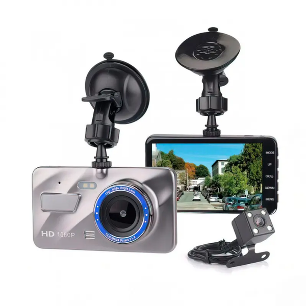 Видеорегистратор для автомобиля c задней камерой Dual Lens A10/F9/V2 Full HD 1080 H31 3,5 дюйма Артикул: Ven885414 фото