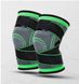 Наколенник Бандаж коленного сустава Knee Support Copper Черно-зелёный фиксатор колена Компрессионный от травм растяжений Артикул: 5098563 фото 3