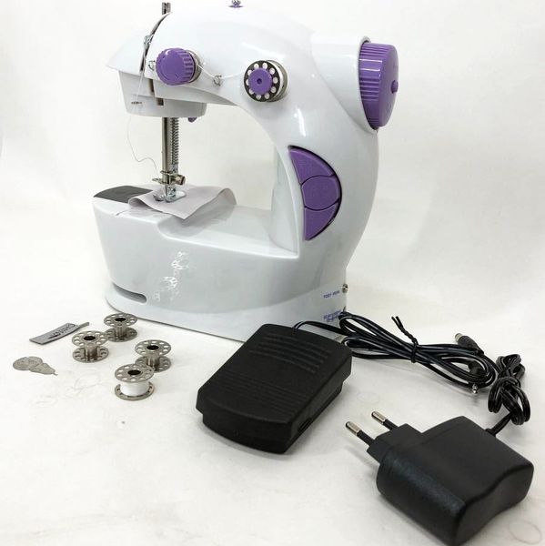 Швейна машинка 4в1 портативна Digital FHSM-201, швейна машинка пластик, дитяча швейна машинка ws13635 фото