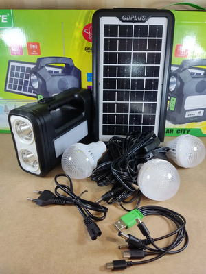 Портативная станция для зарядки GD Lite GD-8017 Солнечное зарядное устройство с аккумулятором 4Ач Артикул: 6254343569986 фото