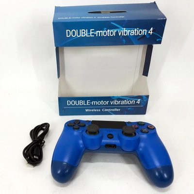 Джойстик DOUBLESHOCK для PS 4, бездротовий ігровий геймпад PS4/PC акумуляторний джойстик. Колір синій ws62479-2 фото