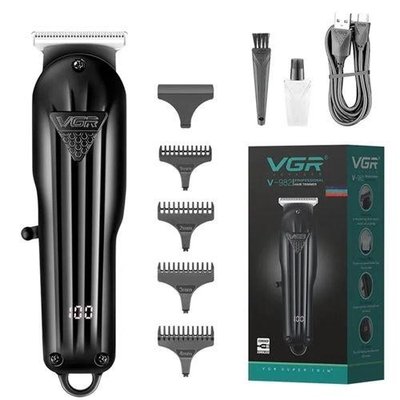 Машинка для стрижки волосся VGR V-982 LED Display, професійна електробритва, підстригальна машинка ws64871 фото