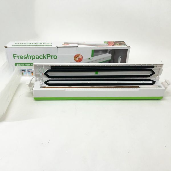 Вакууматор Freshpack Pro вакуумний пакувальник їжі, побутової. Колір зелений ws53423 фото