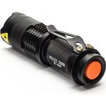 Ручной аккумуляторный фонарик с боковым диодом Power style MX-C83-COB 16,5см, Артикул: 509785200 фото
