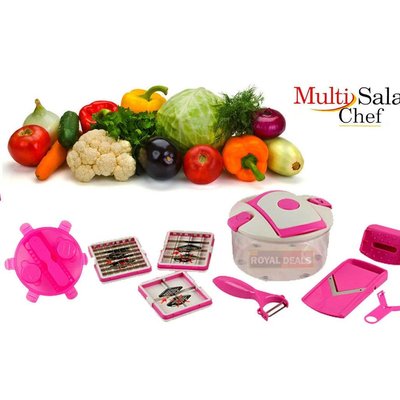 Овощерезка Multi Salad Chef Мульти Салад Чиф 13 в 1 Универсальная Артикул: 205004 фото