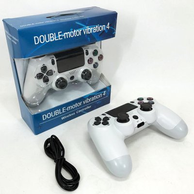 Джойстик DOUBLESHOCK для PS 4, бездротовий ігровий геймпад PS4/PC акумуляторний джойстик. Колір білий ws62479-3 фото
