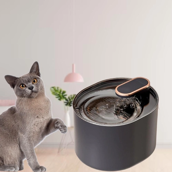 Автоматическая поилка для животных 3л фонтан для котов и собак Pet water dispenser UKC со сменным фильтром Артикул: Dtop787 фото