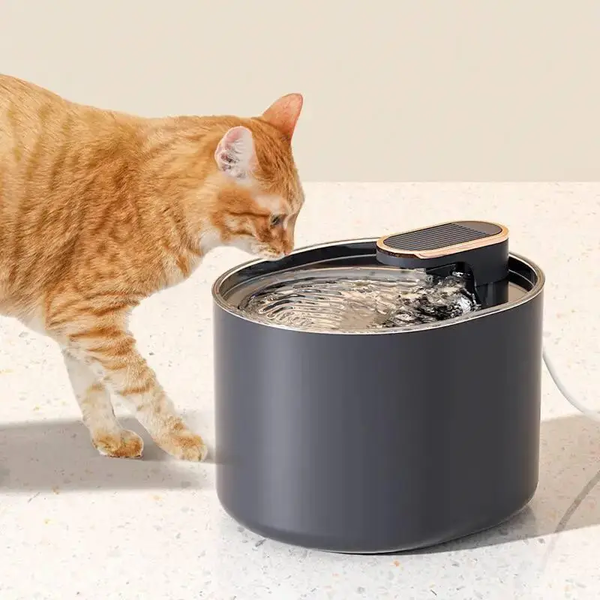 Автоматическая поилка для животных 3л фонтан для котов и собак Pet water dispenser UKC со сменным фильтром Артикул: Dtop787 фото