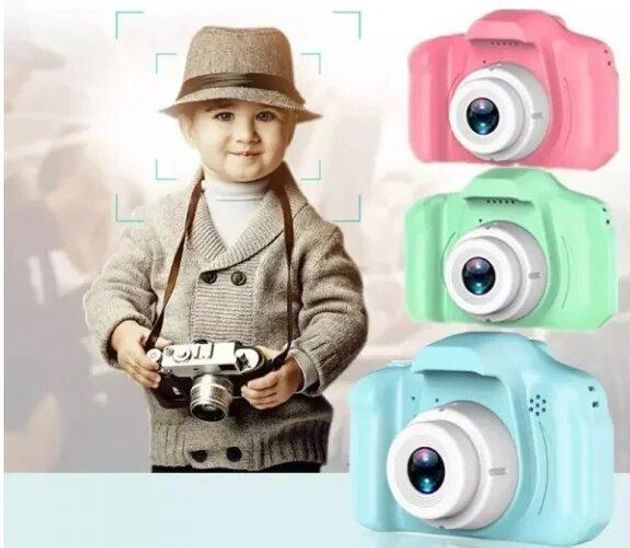 Детский цифровой фотоаппарат с дисплеем GM14 Розовый Артикул: 2000014/2 фото