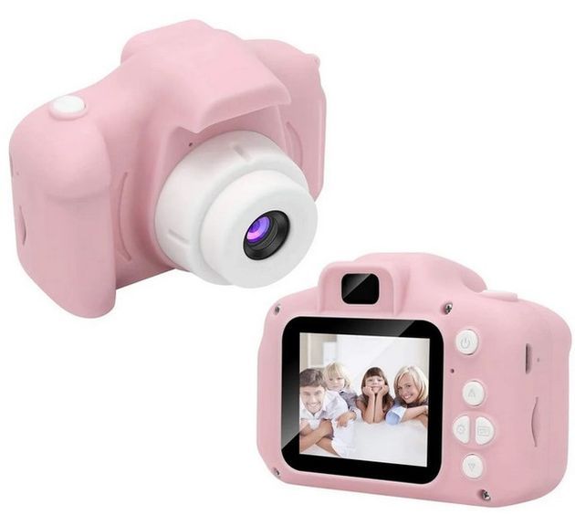 Детский цифровой фотоаппарат с дисплеем GM14 Розовый Артикул: 2000014/2 фото
