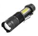 Ручной аккумуляторный фонарик с боковым диодом Power style MX-C83-COB 16,5см, Артикул: 509785200 фото 5