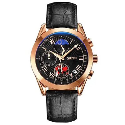 Часы наручные мужские SKMEI 9236RGBK, оригинальные мужские часы, модные мужские часы круглые ws96785 фото