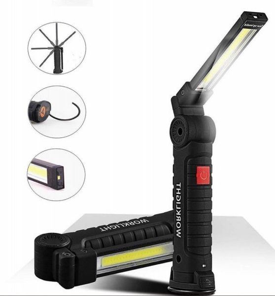 Аккумуляторный фонарь лампа светильник WORKLIGHT W-52 складной (от USB/с МАГНИТОМ/с КРЮЧКОМ) Артикул: 540540450 фото