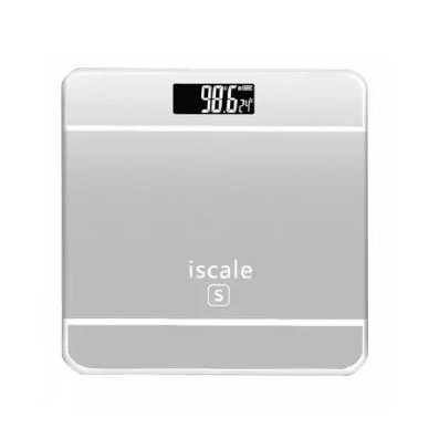 Весы напольные электронные iScale 2017D 180кг (0,1кг), с температурой. Цвет: белый ws45389-2 фото