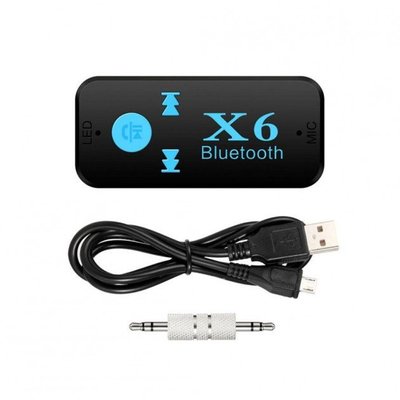 Бездротовий адаптер Bluetooth приймач аудіо ресівер BT-X6, модулятор блютуз в машину ws43592 фото