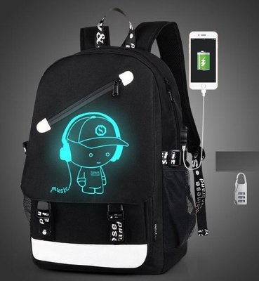 Рюкзак Senkey & Style Music с USB светящийся в темноте Артикул: 205520001235489 фото