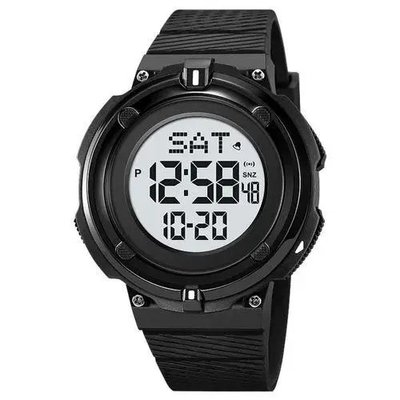 Часы наручные мужские SKMEI 2010BKWT BLACK-WHITE, часы армейские скмей, часы спортивные. Цвет: черный ws61115 фото