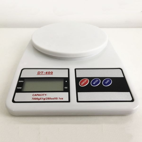 Ваги кухонні електронні Domotec SF-400 з LCD дисплеєм Білі до 10 кг ws46146 фото