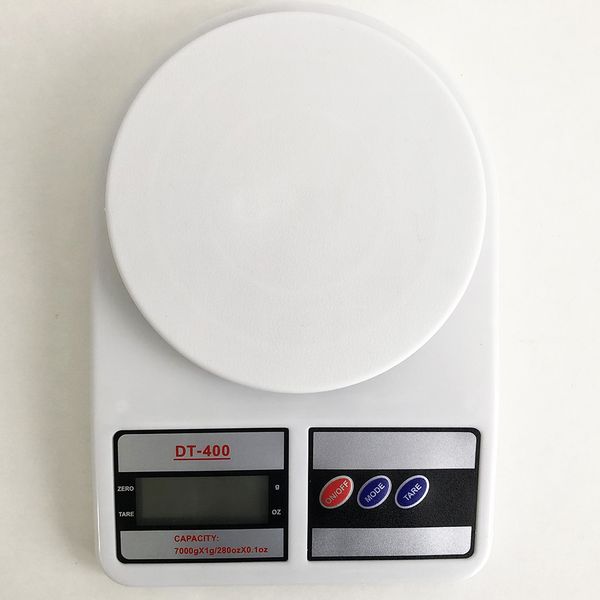 Весы кухонные электронные Domotec SF-400 с LCD дисплеем Белые до 10 кг ws46146 фото