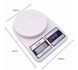 Весы кухонные электронные Domotec SF-400 с LCD дисплеем Белые до 10 кг ws46146 фото 2