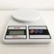 Весы кухонные электронные Domotec SF-400 с LCD дисплеем Белые до 10 кг ws46146 фото 5