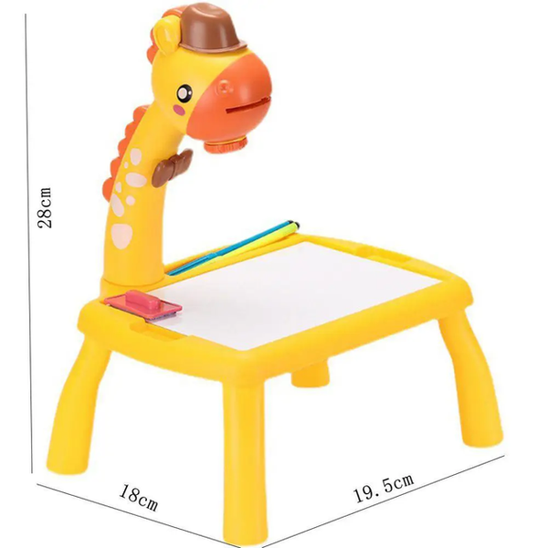 Детский стол проектор для рисования с подсветкой Projector Painting 24 Детали Розовый Артикул: 50900000002 фото