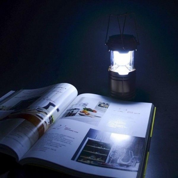 Светодиодный LED аккумуляторный кемпинговый фонарь c солнечной батареей 5800T Артикул: 540054 фото