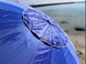 Зонт садовый, пляжный, торговый круглый усиленный 3,5м, 16 спиц с ветровым клапаном синий тент 891296 фото 4
