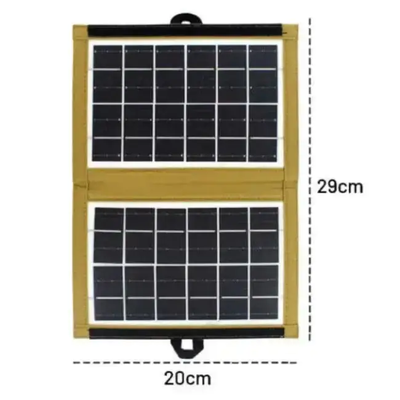 Складная солнечная зарядная панель CcLamp CL-670 Артикул: 50985647000 фото