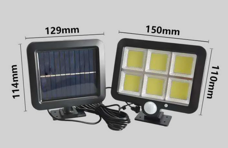 Уличный фонарь с датчиком движения Split Solar Wall Lamp на солнечной батарее Артикул: 10502 фото