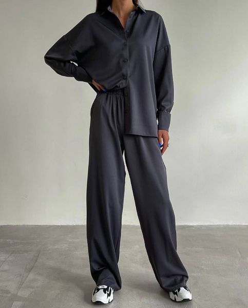 Тендітні та вишукані шовкові костюми у піжамному стилі 101037 фото